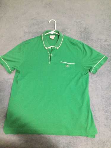 Lacoste Lacoste polo Green and white