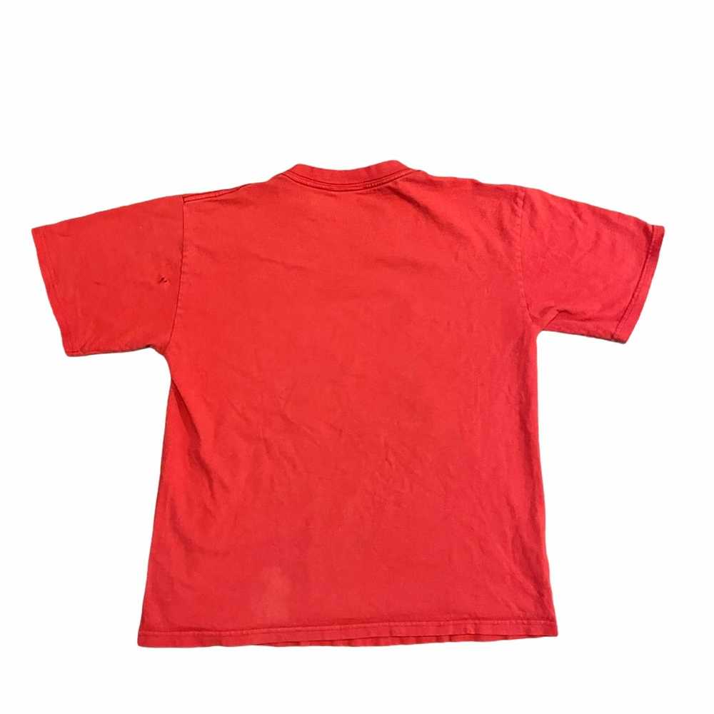 Vintage 90S VTG Red Jurassic Park Graphic Shirt S… - image 4