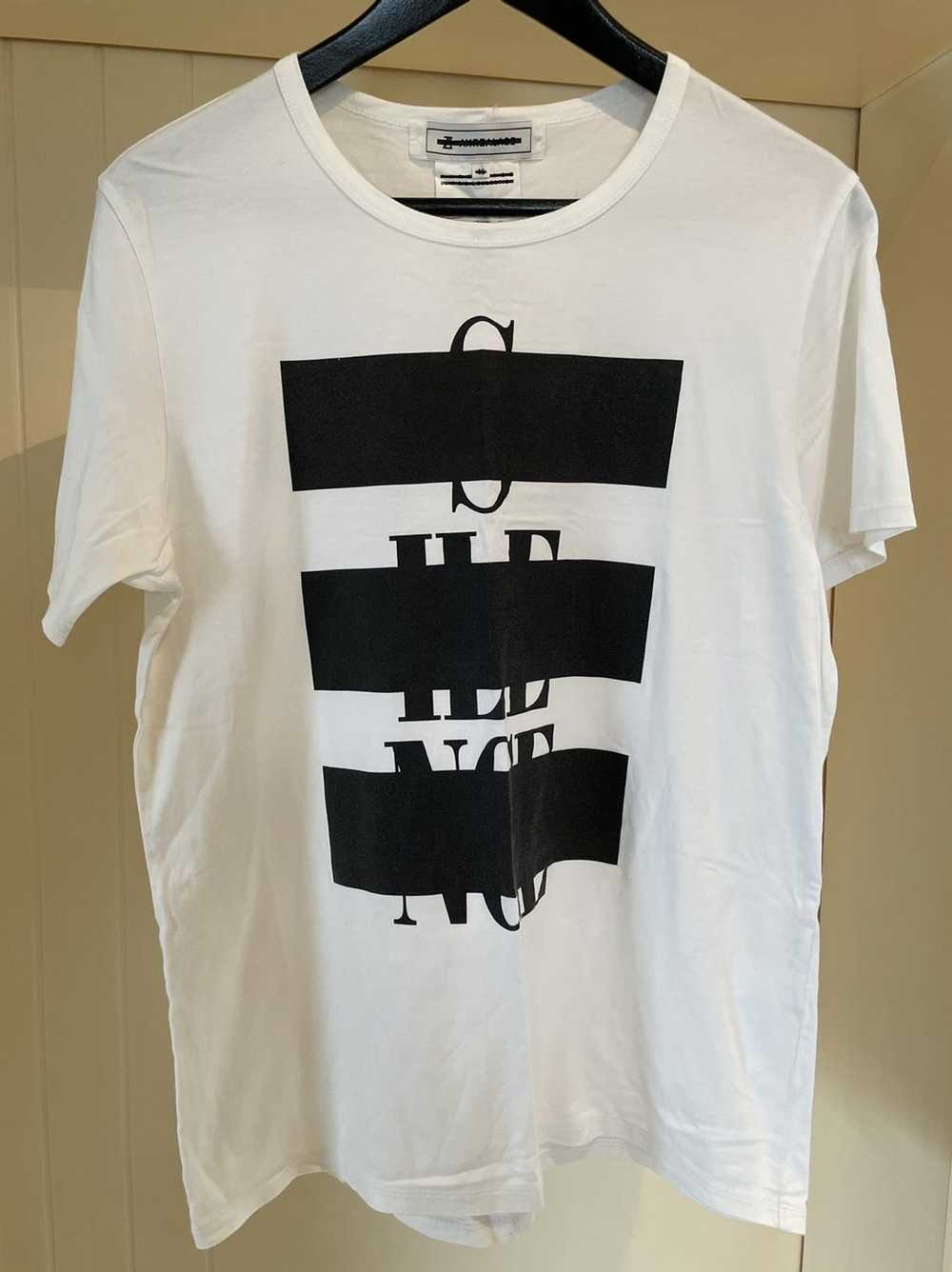 Anrealage Anrealage Japanese label Slogan T-Shirt… - image 1