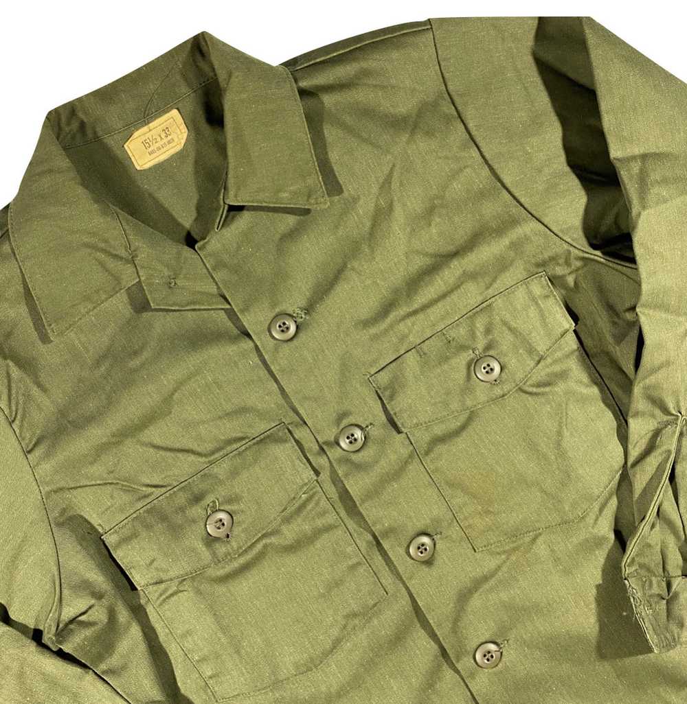 60s Military Shirt S/M - image 2