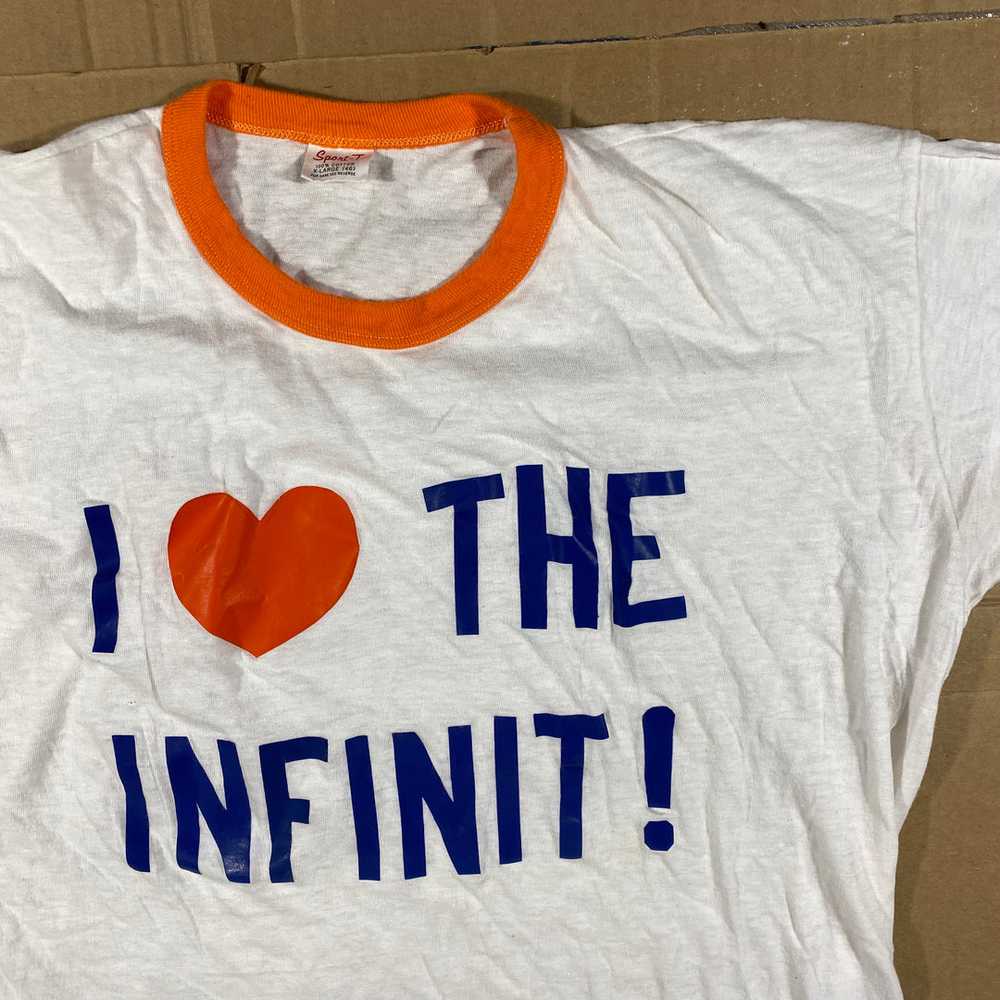70s Infinit ringer tee. Large fit - image 2
