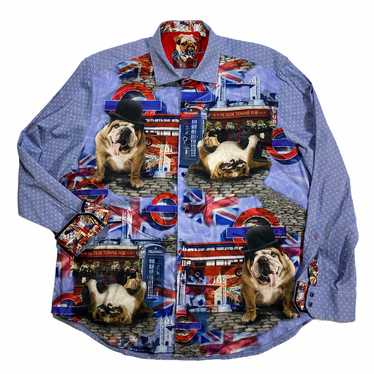 Robert graham british bulldog shirt. XXXL - image 1