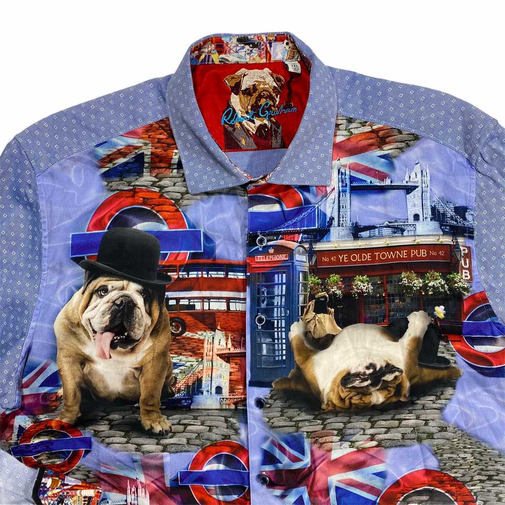 Robert graham british bulldog shirt. XXXL - image 2