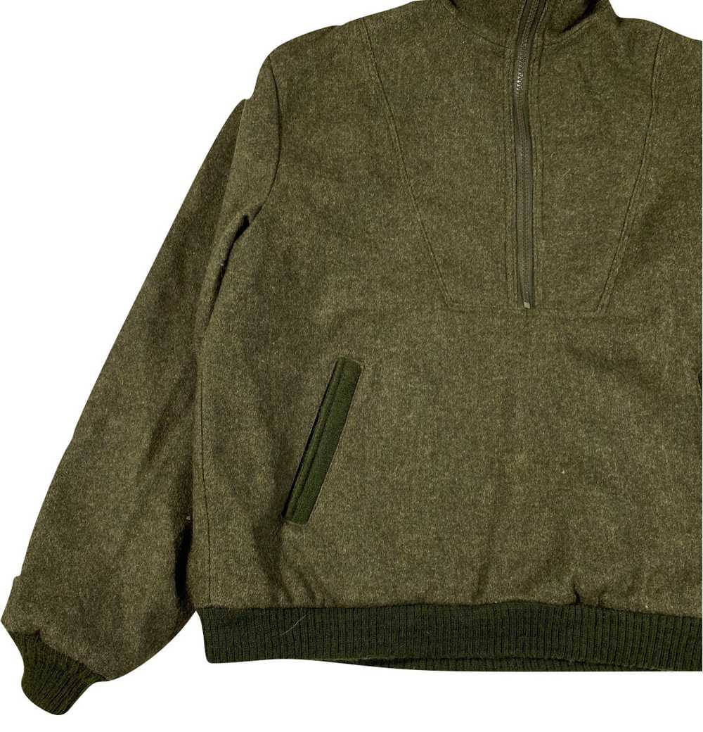 80s Eddie bauer wool anorak jacket Small - image 2