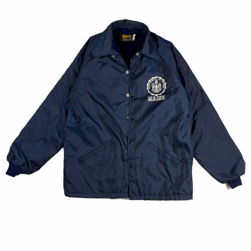80s Maine university coaches jacket medium - image 1