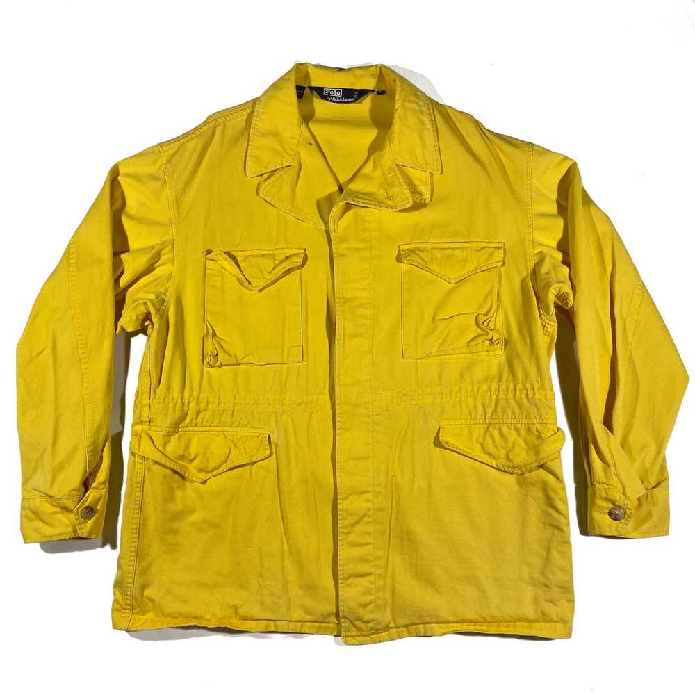 Polo ralph lauren cotton jacket.YELLOW. large - image 1