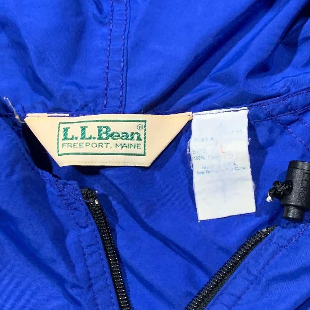 80’s/90’s LL Bean anorak jacket. Made in USA. L. - image 2