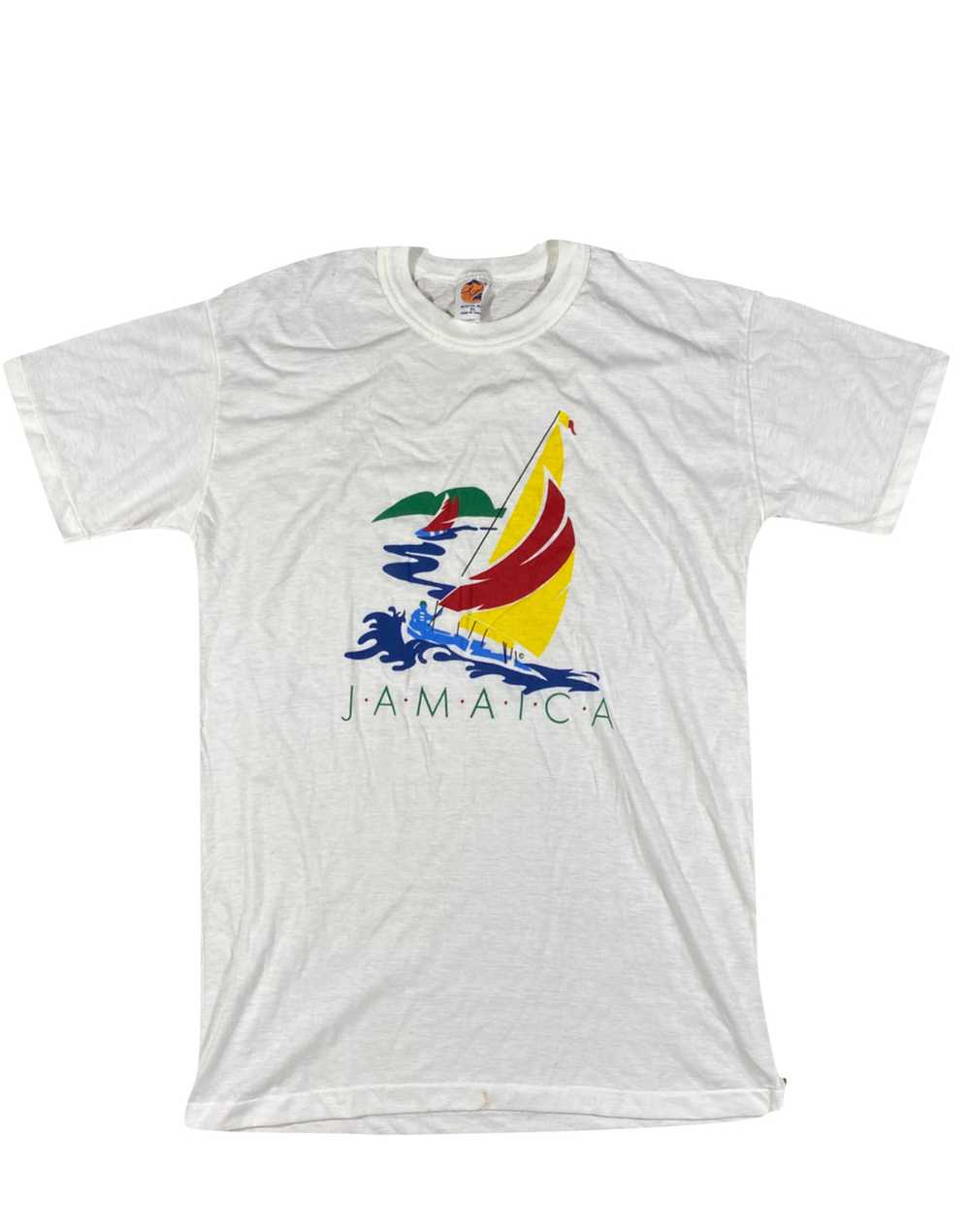 90s Jamaica sailboat tee. L/XL - image 1