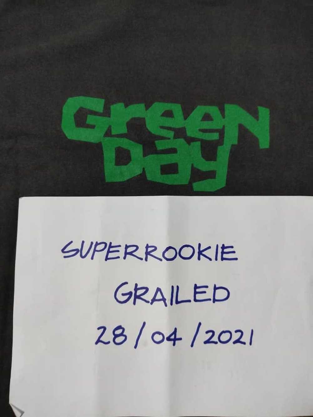 Green × Tour Tee Green Day 1995 Kerplunk Vintage … - image 8