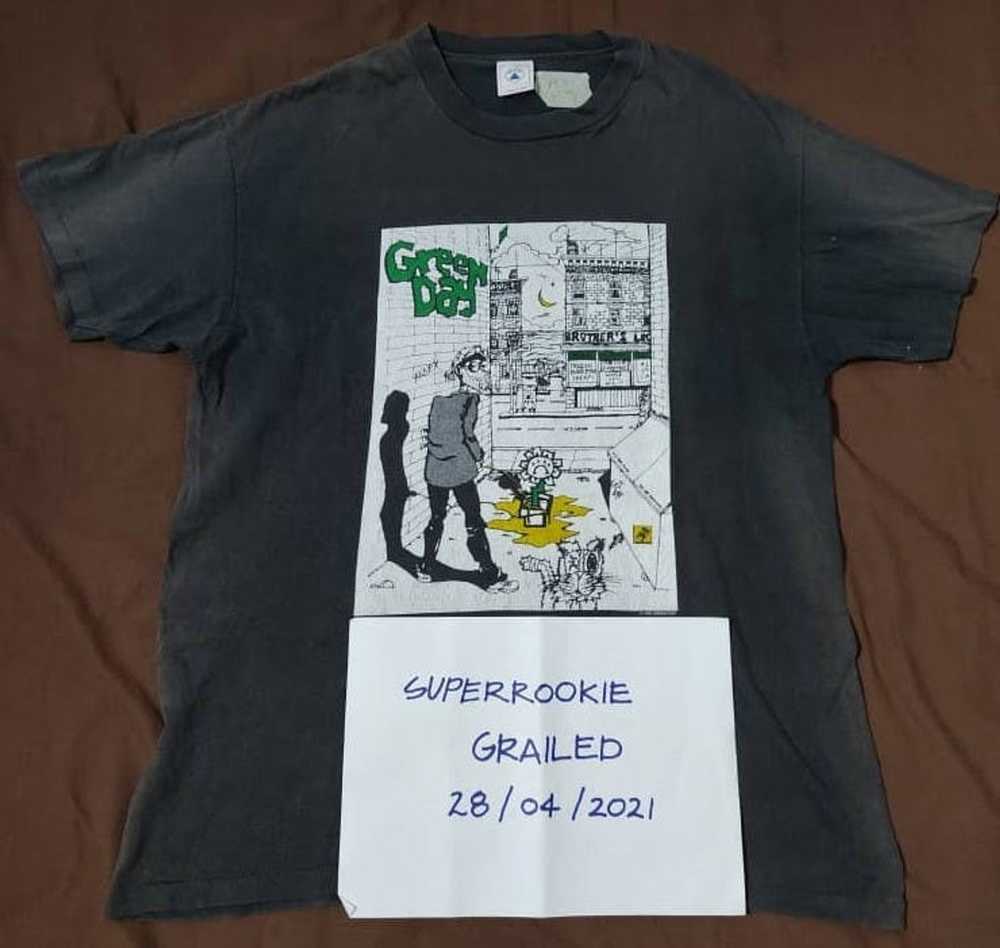 Green × Tour Tee Green Day 1995 Kerplunk Vintage … - image 9
