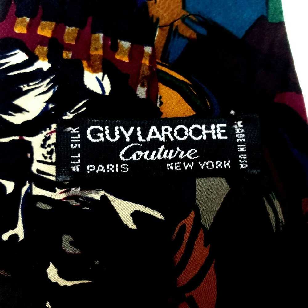 Guy Laroche Guy Laroche Cuture Silk Tie Short Mul… - image 3