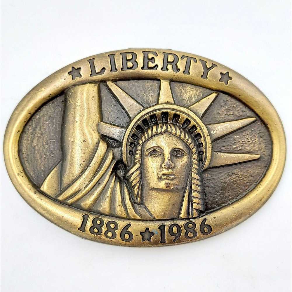 Other Statue Of Liberty Belt Buckle Vintage Lady … - image 1