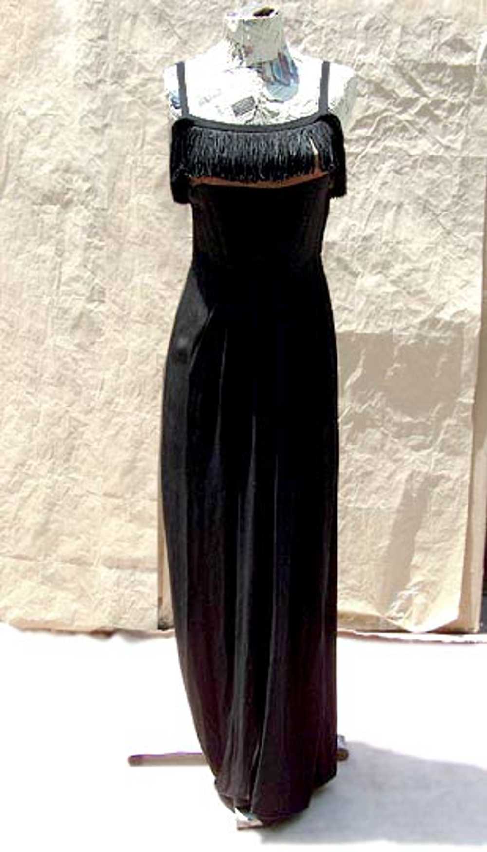 Fringe & net gown - image 1