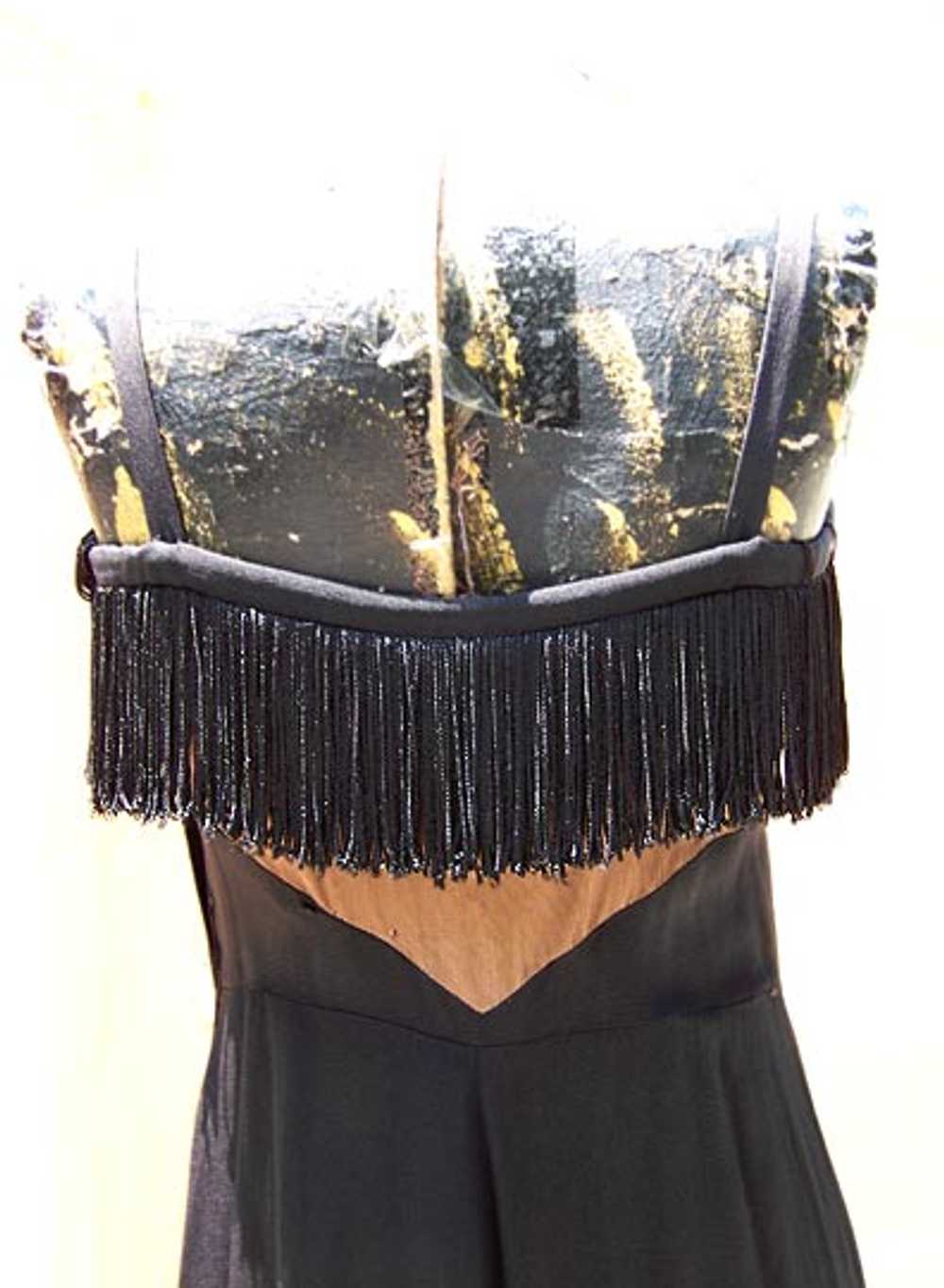 Fringe & net gown - image 3