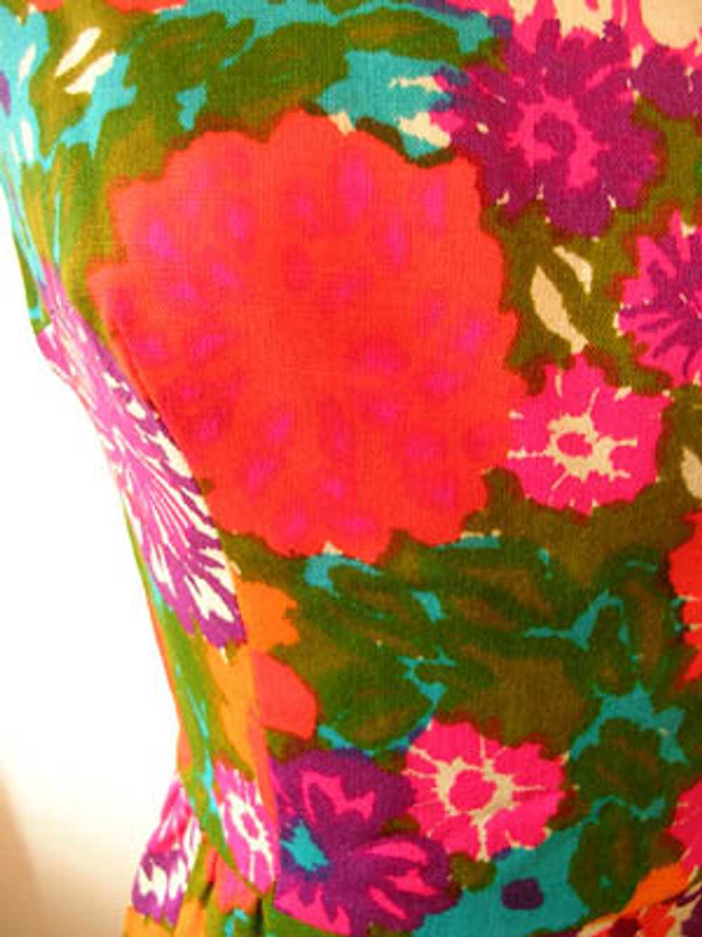 Floral print gown - image 5