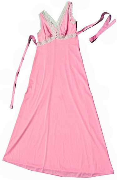 Vanity Fair pink nightgown