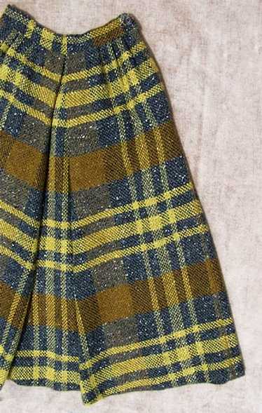 Flecked tweed skirt