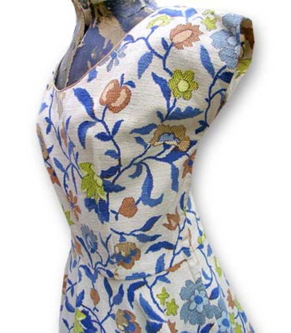 Marsha Young barkcloth dress - image 4