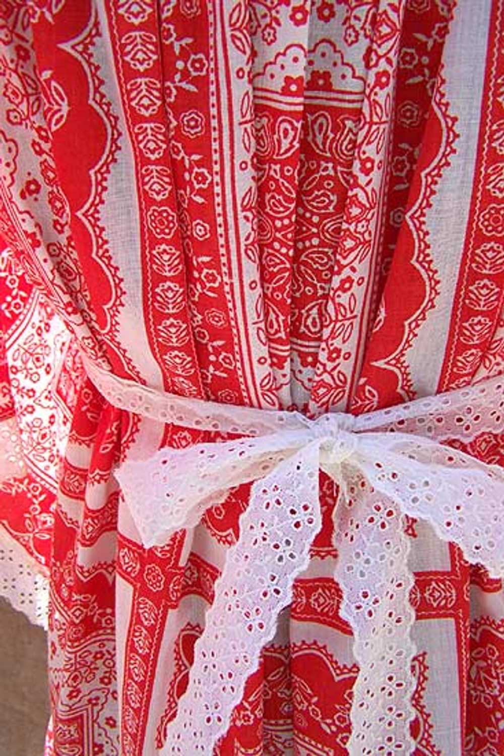 Bohemian babydoll gown - image 5
