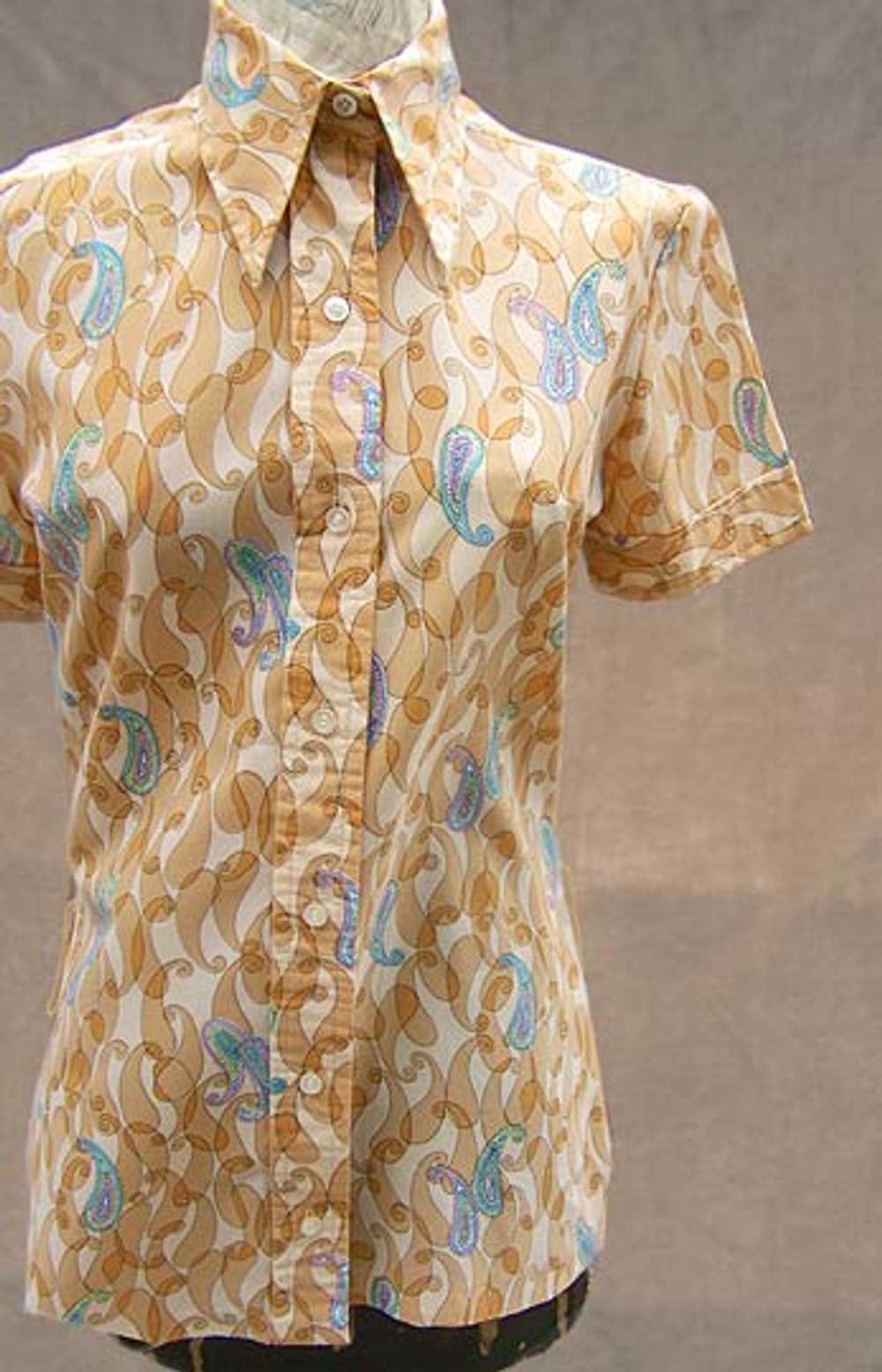 Lady Manhattan crepe blouse - image 7