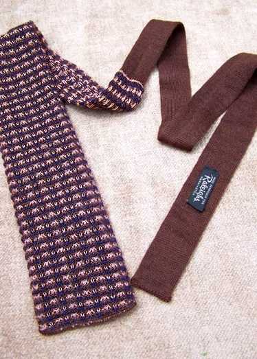 Rooster mohair knit tie - image 1
