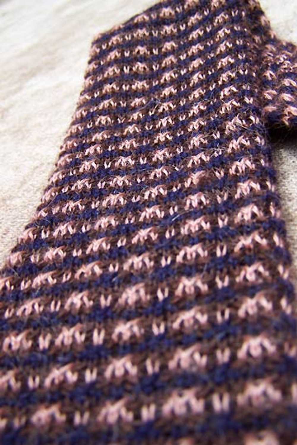 Rooster mohair knit tie - image 4