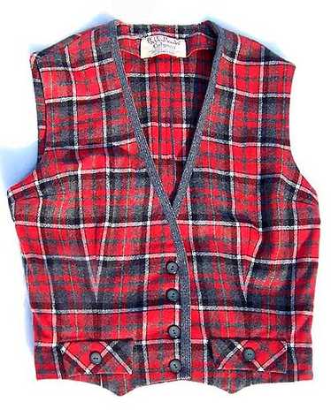 Bobbie Brooks tartan vest