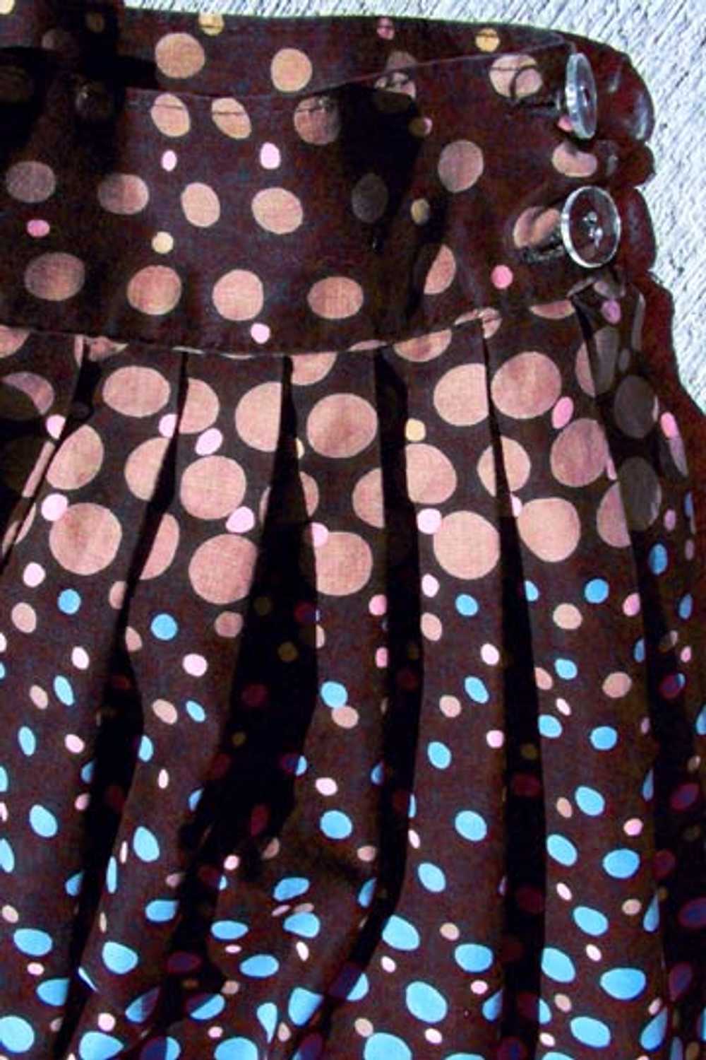 Atomic polka-dot skirt - image 6