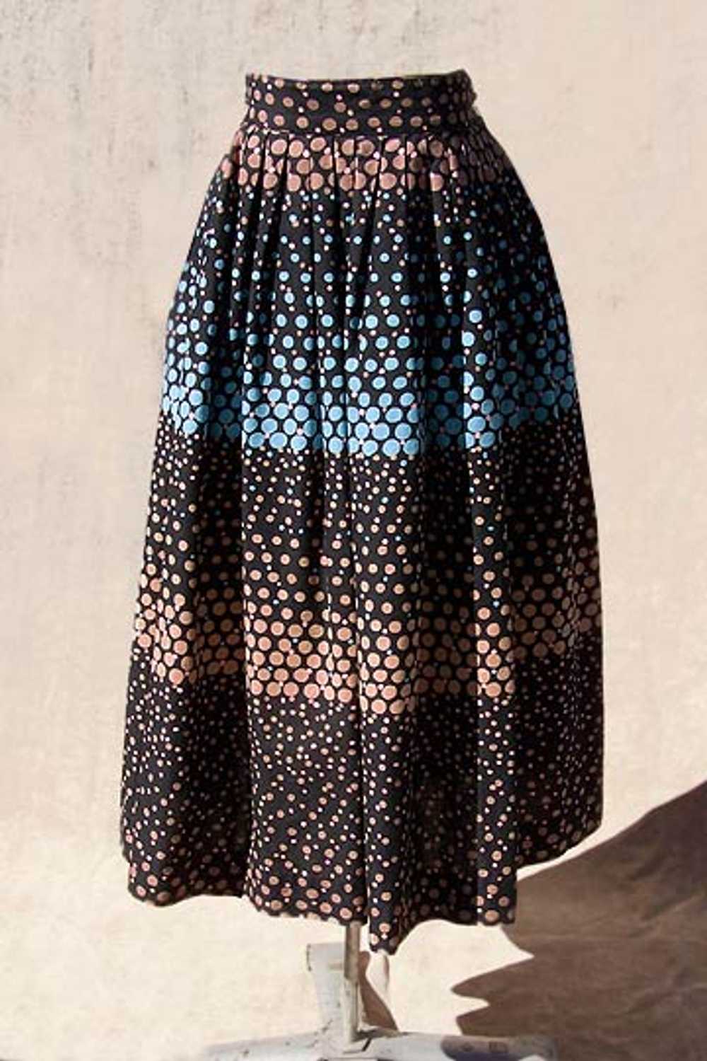 Atomic polka-dot skirt - image 7