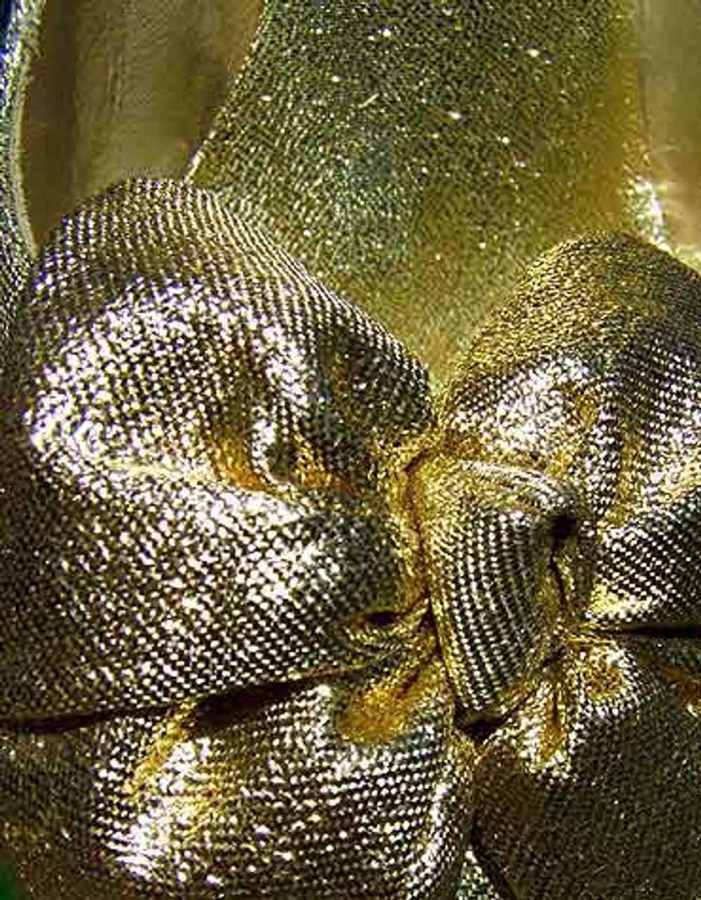 Jellef's gold lamé stilettos - image 4