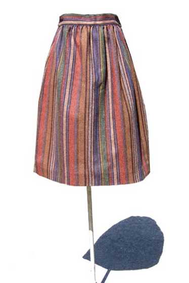 Ribbon-weave short skirt