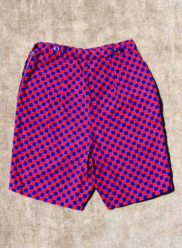 Checked hot pants