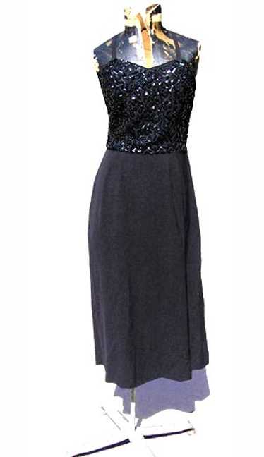 Sequined rayon evening dress - image 1