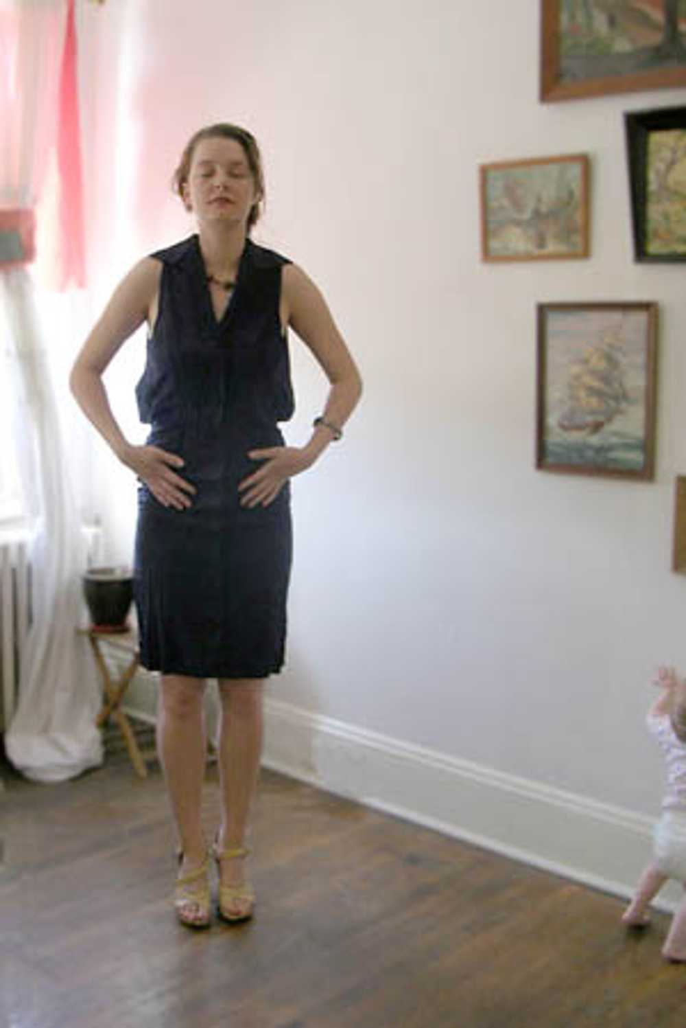Balenciaga-inspired sack dress - image 1