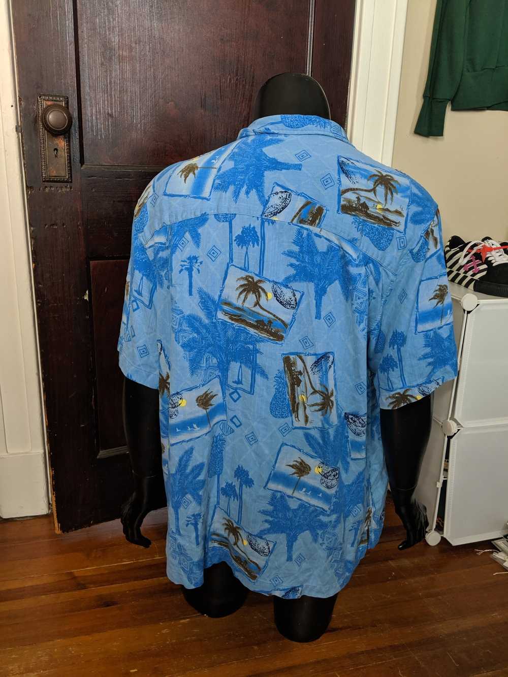 Caribbean × Hawaiian Shirt Caribbean Joe silk cam… - image 5