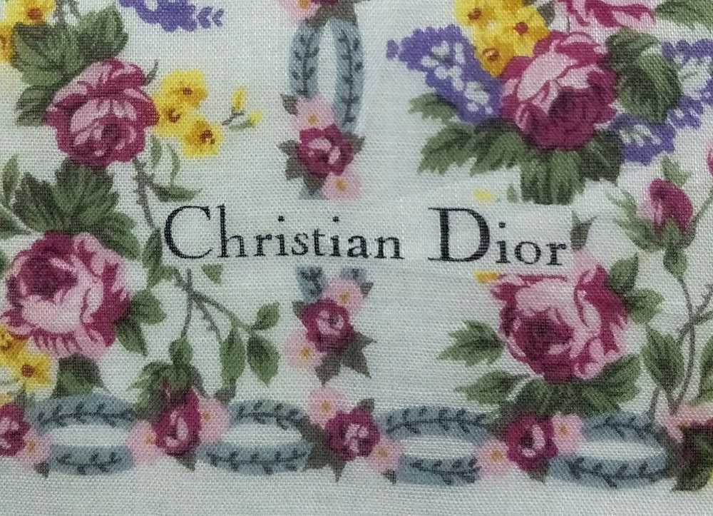 Dior × Vintage Christian Dior Floral luxury cotto… - image 3