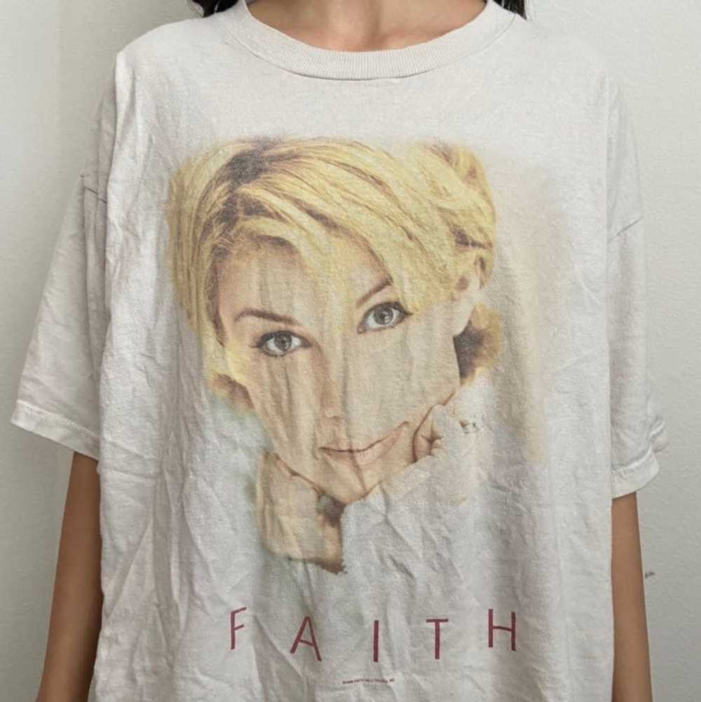 Band Tees × Vintage Vintage Faith Band 1998 Graph… - image 1