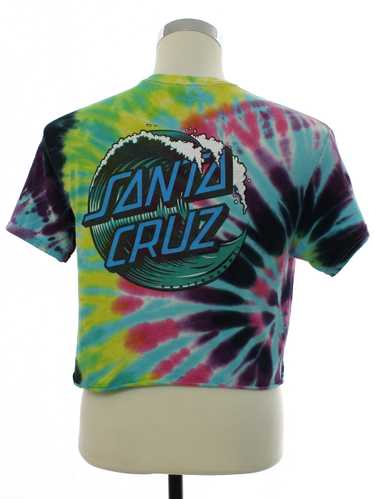 1990's Santa Cruz Unisex Santa Cruz Surf Tie Dye T