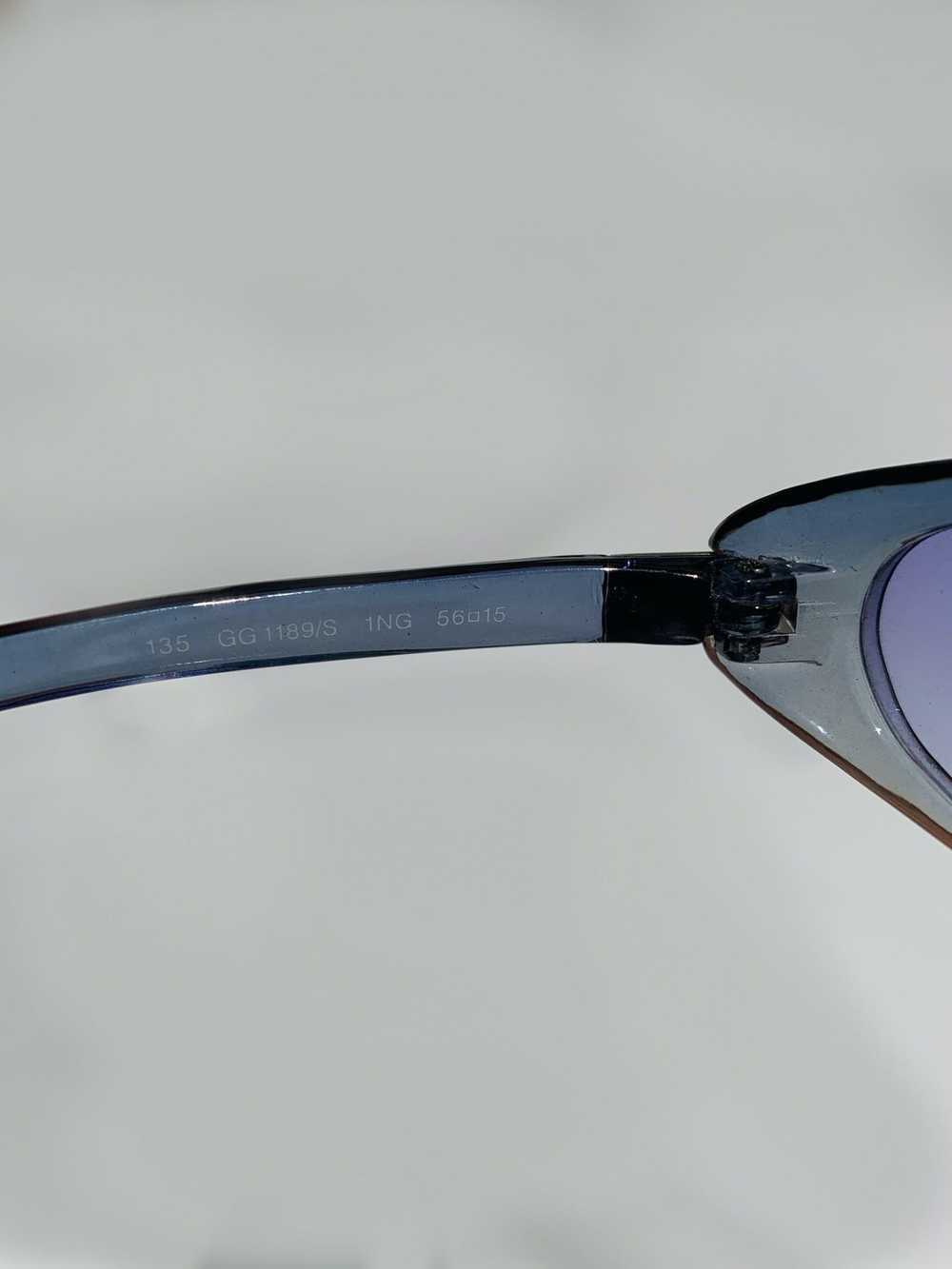 Gucci Blue Gucci Sunglasses - image 5
