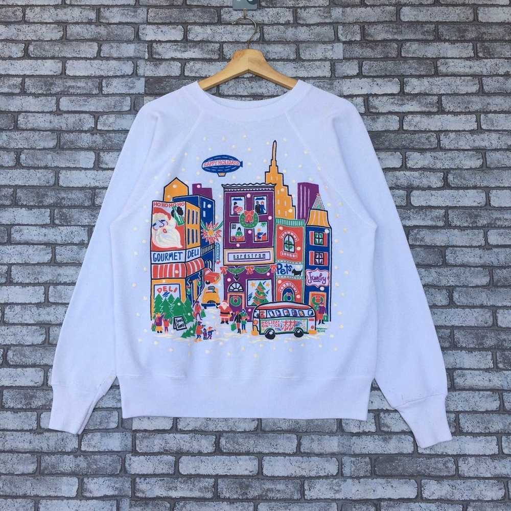 Other × Vintage Christmas sweatshirt pullover jum… - image 1