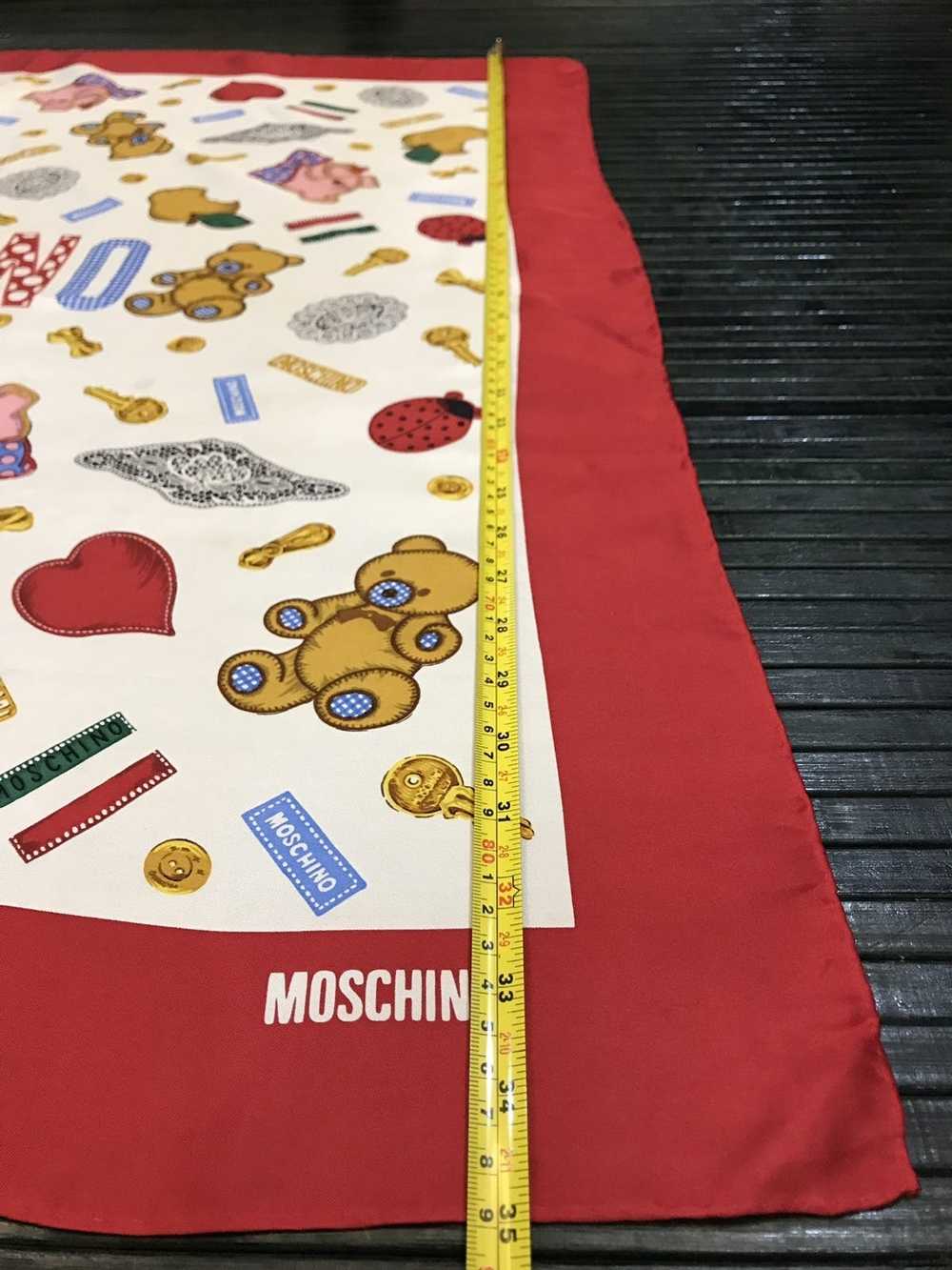 Moschino AUTHENTIC MOSCHINO SILK SCARF 34”x35” - image 8