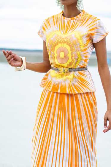 Vintage 60's Uma Starburst Skirt Set