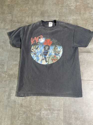 Band Tees × Vintage Vintage early 90’s slayer “liv