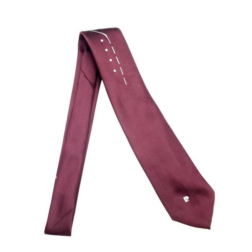 Pierre Cardin Pierre Cardin Polyester Tie Purple … - image 6