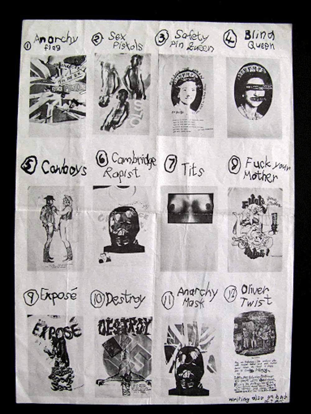 Seditionaries Original '70s "Punk Gang" Muslin Sh… - image 10