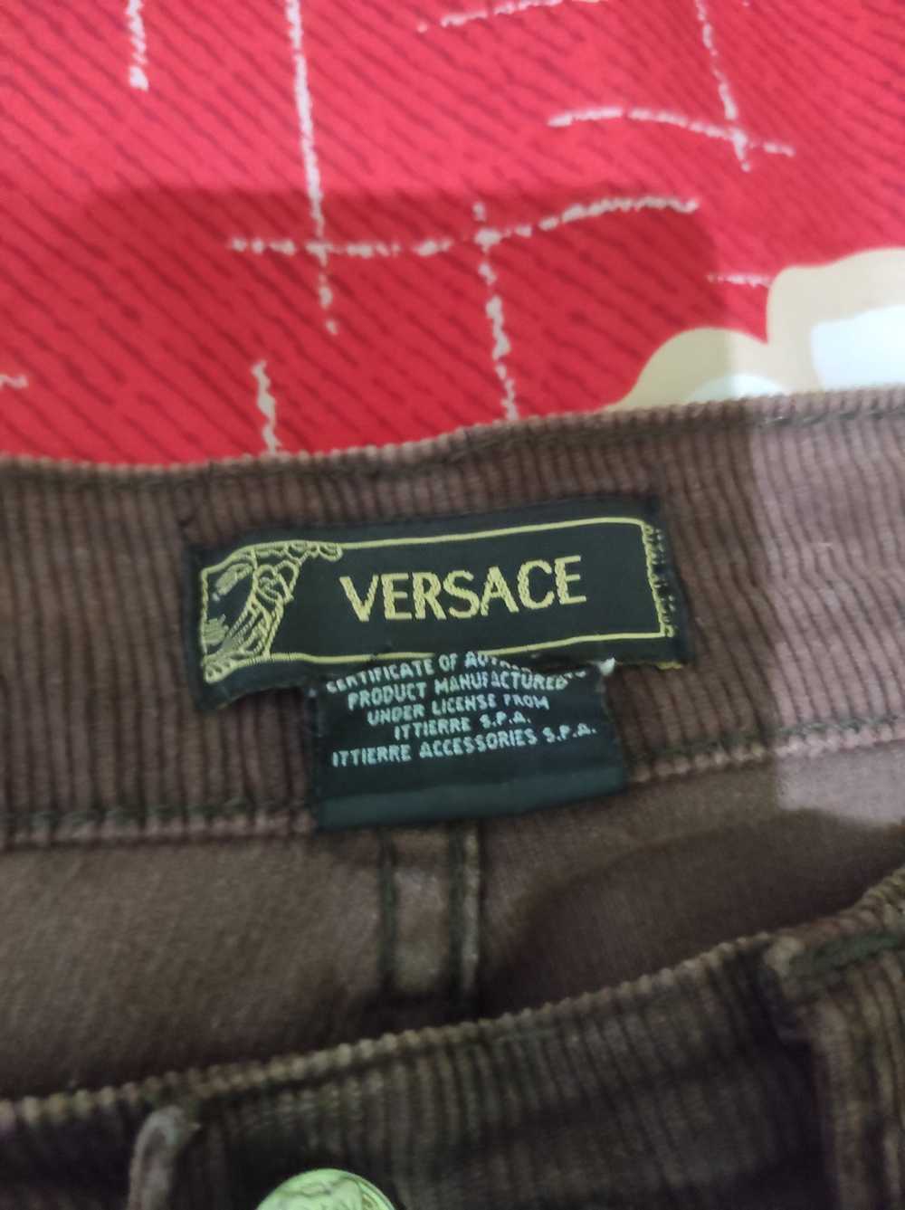 Versace VERSACE JEANS COUTURE Brown Corduroy Pants - image 9