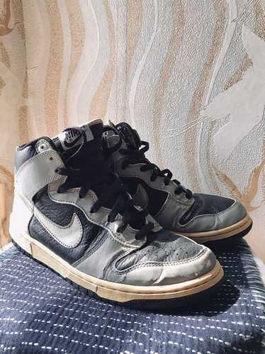 Nike NIKE | DUNK HIGH "BLACK/METALLIC SILVER 3M" (