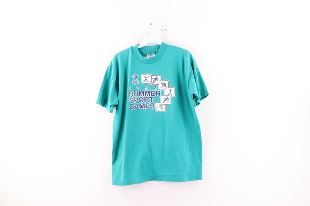 Hanes × Vintage Vintage 90s 1992 Summer Sport Cam… - image 1