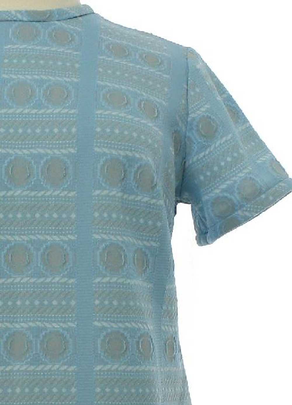1970's Mod Knit A-Line Dress - image 2