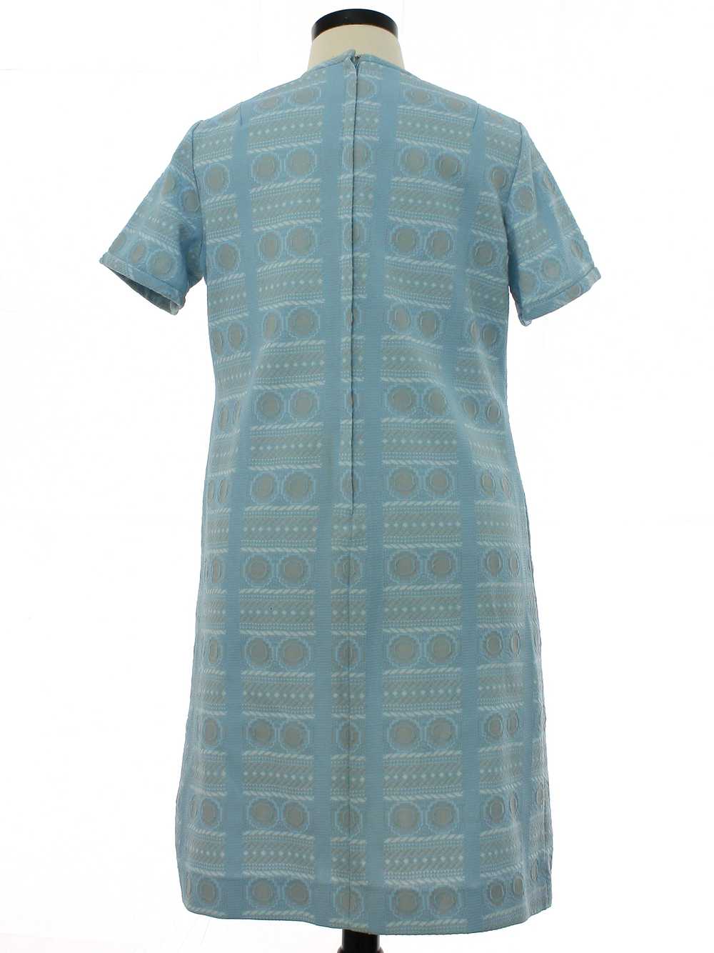 1970's Mod Knit A-Line Dress - image 3